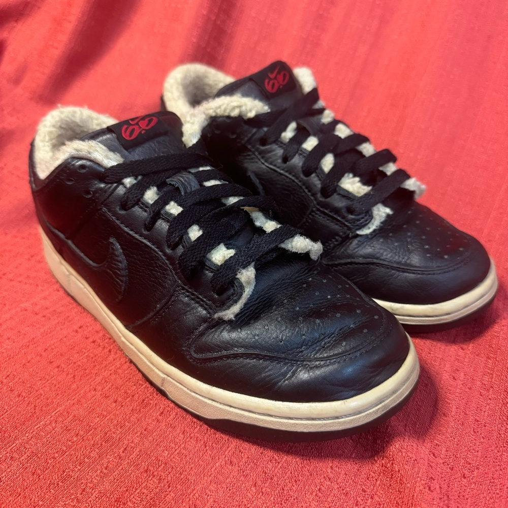 NIKE Rare Dunk Low 6.0 Women's 8/Mens‎ 6.5 454760-001, EUC